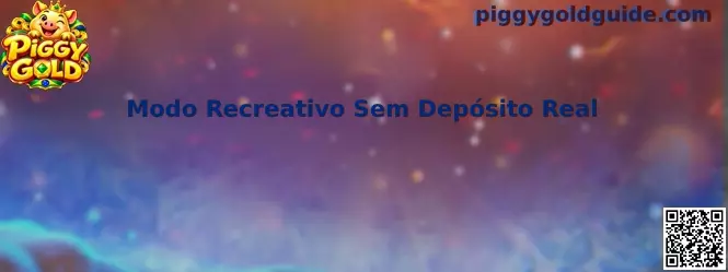 Interface ilustrativa do Piggy Gold no Modo Recreativo Sem Depósito Real